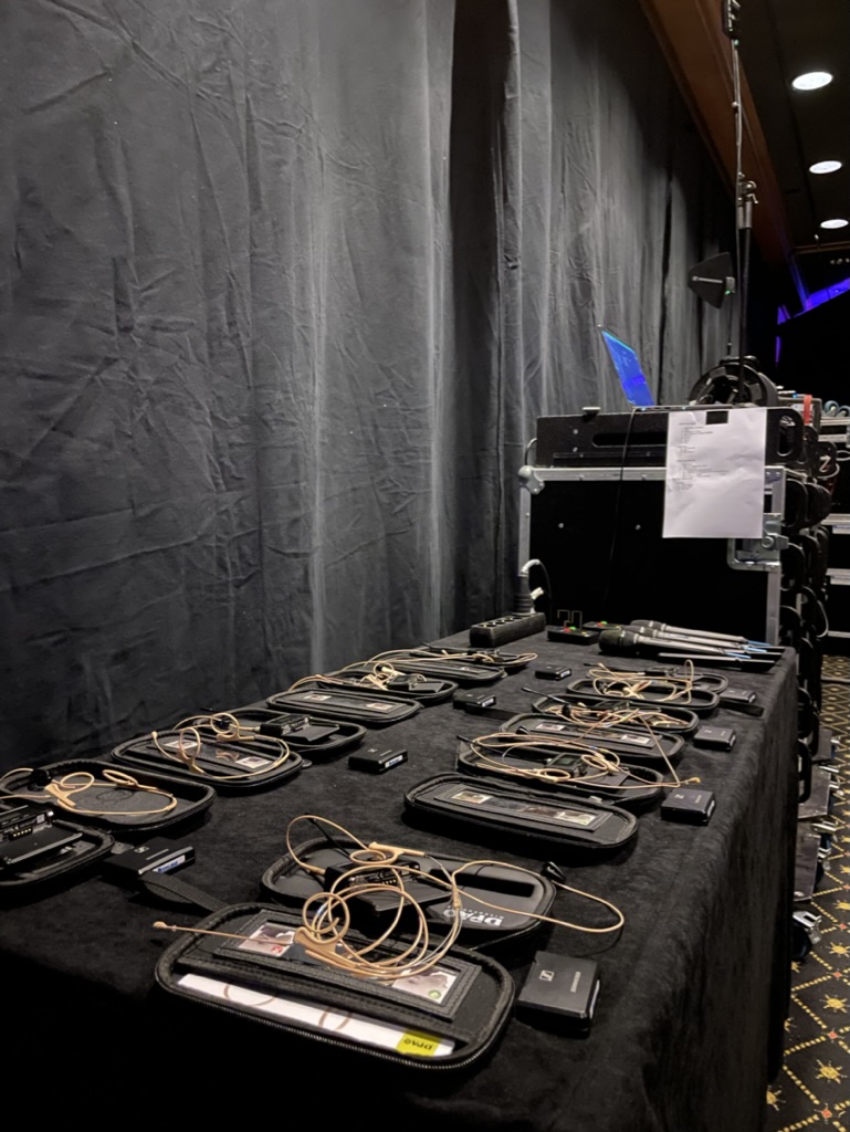 Backstage, vijf minuten voor doors